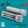 RESKIT RSU48-0509 RA-5C Vigilante exhaust nozzles late type for Trumpeter kit (3D Printed) (1/48)